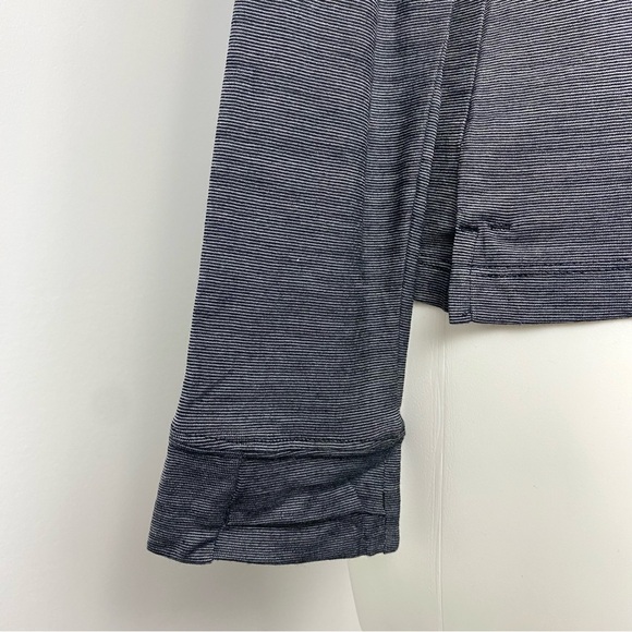 BOMBAS Dark Gray Long Sleeve Top Thumb Holes Merino Wool Blend Medium - Picture 3 of 12